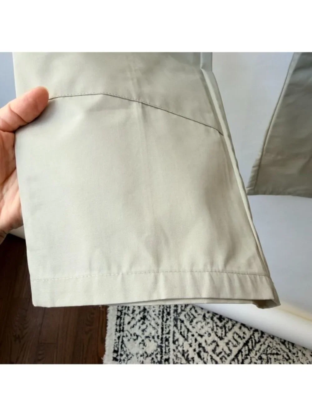 Fjallraven Y2K Cargo Hiking Pants Size 36 Beige Outdoor Utility Pants